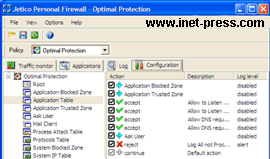 Jetico Personal Firewall 1.0.1.53