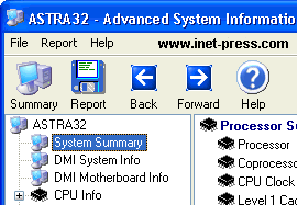 ASTRA32 - Advanced System Information Tool 1.01