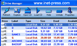 Drive Manager 2.50