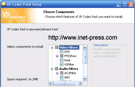 XP Codec Pack 1.2.0