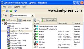 Jetico Personal Firewall 1.0.1.57