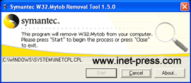 W32.Mytobmm Free Removal Tool 1.50